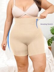 Plus High Waist Control Shapewear Shortsit·Aprikoosi·4XL hinta ja tiedot | Muotoilevat alusvaatteet | hobbyhall.fi