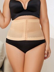 Plus Hook And Eye Waist Trainer ilman alusvaatteita·Aprikoosi·3XL hinta ja tiedot | Muotoilevat alusvaatteet | hobbyhall.fi