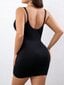 Plus Contrast Lace Shapewear Slip·Black·4XL hinta ja tiedot | Muotoilevat alusvaatteet | hobbyhall.fi