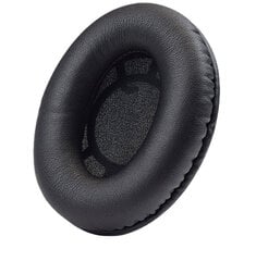 1 Pari Musta Korvatyynypehmuste Sennheiser Rs120 100 110 115 117 119 Sponge Nahkakotelolle hinta ja tiedot | Kuulokkeiden tarvikkeet | hobbyhall.fi