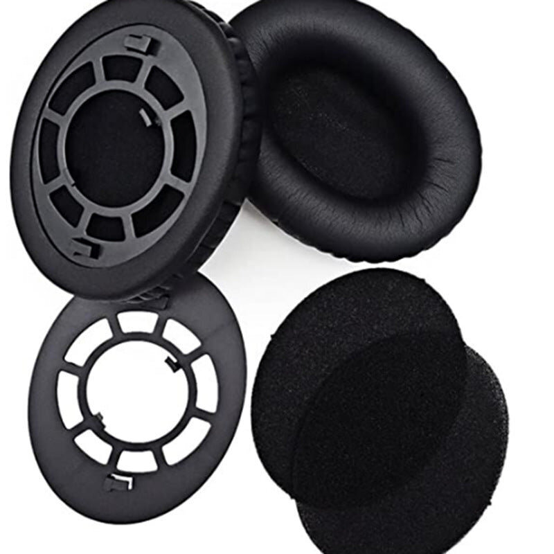 1 Pari Musta Korvatyynypehmuste Sennheiser Rs120 100 110 115 117 119 Sponge Nahkakotelolle hinta ja tiedot | Kuulokkeiden tarvikkeet | hobbyhall.fi