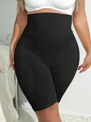 Plus Solid Wideband Waist Shapewear shortsit · Musta · 2XL hinta ja tiedot | Muotoilevat alusvaatteet | hobbyhall.fi