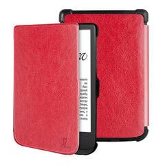 (Pocketbook 616Red) Smart Case for Pocketbook 606 628 633 Ereader Pehmeä TPU-suojus Pocketbook Touch LUX 5:lle automaattinen nukkuminen ja herätys Funda Capa hinta ja tiedot | Tablettien lisätarvikkeet | hobbyhall.fi