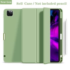 (Pro 12.9 4th 2020Matcha Green) iPad Air 4 Case iPad Pro 11 Case 2020 iPad Pro 12.9 Case 2021 5th Generation Funda langaton lataus kynätelineellä hinta ja tiedot | Tablettien lisätarvikkeet | hobbyhall.fi