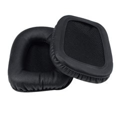 1 Pari Musta Verkko Korvatyyny Korvatyyny Kuulosuojaimille Razer Electra Leather Case Sponge hinta ja tiedot | Kuulokkeiden tarvikkeet | hobbyhall.fi