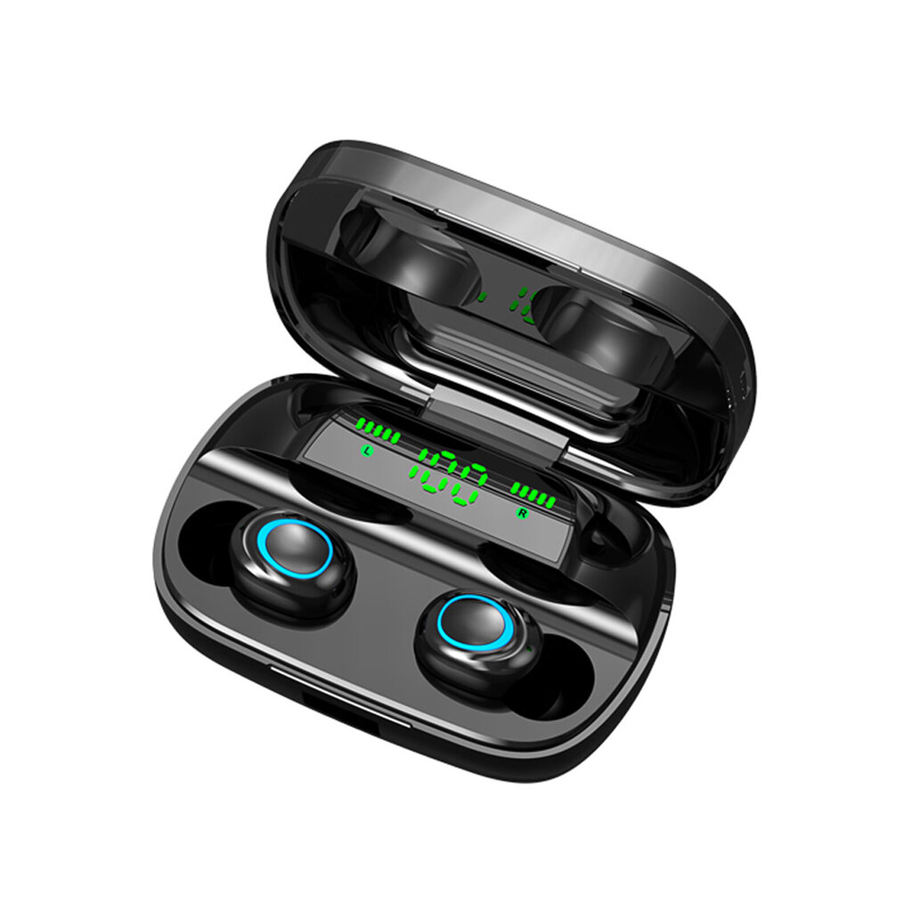 S11 True Wireless Bluetooth -kuulokkeet Bluetooth 5.0 Touch Control 3500mAh latauskotelolla Kaksoiskuulokkeet mustat akun digitaalisella näytöllä hinta ja tiedot | Kuulokkeet | hobbyhall.fi