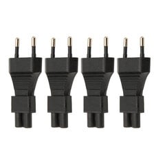 4 kpl Uros IEC320 C5 -virtalähde 2,5 A Plug and Play -virtalähdesovitin 100- hinta ja tiedot | Adapterit | hobbyhall.fi