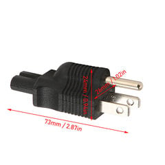 4 kpl NEMA 5-15P - IEC320 C7 -virtalähde Plug and Play -virtasovitin kaiutin-LCD-näyttötulostimelle hinta ja tiedot | Adapterit | hobbyhall.fi