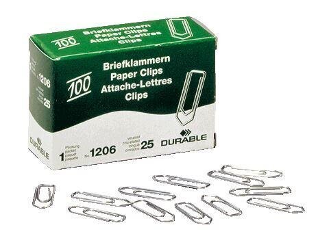 Paperiliittimet Durable, 26 mm, 100 kpl hinta ja tiedot | Toimistotarvikkeet | hobbyhall.fi