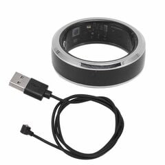 Smart Ring Health Tracker Bluetooth 5.1 Unenvalvonta Vaihelaskenta 5ATM Vedenpitävä Smart Ring APP miehille ja naisille Black Type 7 hinta ja tiedot | Älylaitteiden lisätarvikkeet | hobbyhall.fi