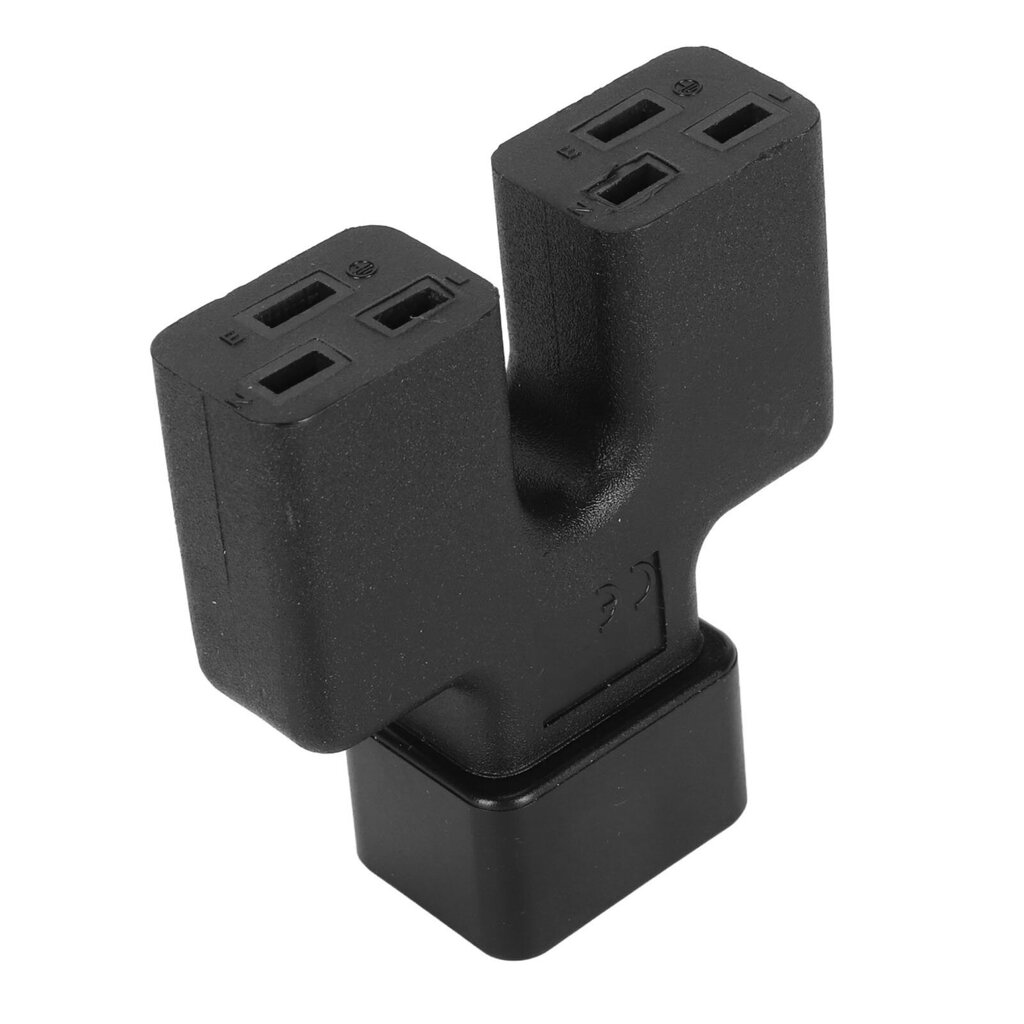 IEC320 C20 - Dual IEC320 C19 virtalähde IEC320 C20 uros - 2 C19 naaras Y-jakaja AC-virtalähde hinta ja tiedot | Adapterit | hobbyhall.fi