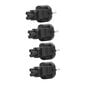 4 kpl 2-paikkainen pistoke IEC320 C5-virtalähteeseen Professional 2-paikkainen pistoke 4,8 mm:n C5-virtapistoke-adapteri kannettavalle tietokoneelle 100- hinta ja tiedot | Adapterit | hobbyhall.fi