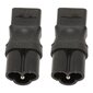 2 kpl IEC320 C6 - IEC320 C9 -virtalähde Professional C6 - C9 -virtapistokesovitin kannettavan tietokoneen PDU-palvelimen UPS-pistorasiaan hinta ja tiedot | Adapterit | hobbyhall.fi