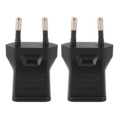 2 kpl NEMA 1-15R -virtasovittimeen Professional Travel Plug Converter -sovitin pöytälamppukaiuttimelle LCD-näyttötulostin 100- hinta ja tiedot | Adapterit | hobbyhall.fi