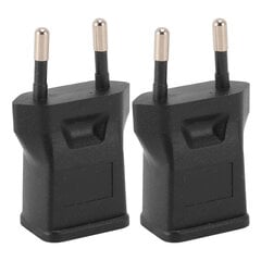 2 kpl NEMA 1-15R -virtasovittimeen Professional Travel Plug Converter -sovitin pöytälamppukaiuttimelle LCD-näyttötulostin 100- hinta ja tiedot | Adapterit | hobbyhall.fi