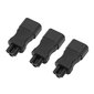 3 kpl IEC320 C14–IEC320 C5 virtalähde PVC-kuori C14–C5 muuntajapistoke 2,5A-10A 2500 W hinta ja tiedot | Adapterit | hobbyhall.fi