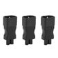 3 kpl IEC320 C14–IEC320 C5 virtalähde PVC-kuori C14–C5 muuntajapistoke 2,5A-10A 2500 W hinta ja tiedot | Adapterit | hobbyhall.fi