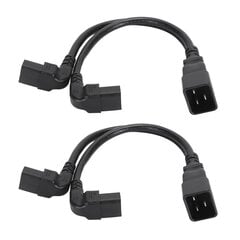 0,32 m Y-tyypin jakajavirtajohto IEC320 C20 - Dual IEC320 C13 1 in 2 ulos virtajohdon jakajakaapeli tulostinskannerikameralle hinta ja tiedot | Adapterit | hobbyhall.fi