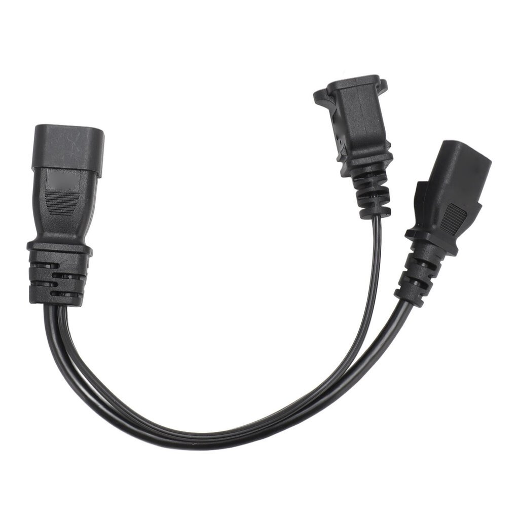 IEC320 C14 - IEC320 C13 1-15R kaapeli uros naaras 1 in 2 ulos Y -jakajan virtajohto kannettavan tietokoneen virtalähteelle 11,8 tuumaa hinta ja tiedot | Adapterit | hobbyhall.fi