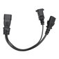 IEC320 C14 - IEC320 C13 1-15R kaapeli uros naaras 1 in 2 ulos Y -jakajan virtajohto kannettavan tietokoneen virtalähteelle 11,8 tuumaa hinta ja tiedot | Adapterit | hobbyhall.fi