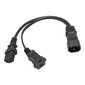 IEC320 C14 - IEC320 C13 1-15R kaapeli uros naaras 1 in 2 ulos Y -jakajan virtajohto kannettavan tietokoneen virtalähteelle 11,8 tuumaa hinta ja tiedot | Adapterit | hobbyhall.fi