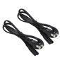 NEMA 1-15P - IEC320 C7 Virtajohdon virtajohto 2 piikki kuvan 8 mukaan 18 AWG virtajohto 125 - 3,1 jalkaa hinta ja tiedot | Adapterit | hobbyhall.fi