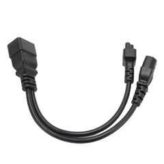 IEC320 C20 - IEC320 C5 C13 Kaapeli uros naaras 1 in 2 ulos Y jakovirtajohto kannettavan tietokoneen virtalähteelle 12,6 tuumaa hinta ja tiedot | Adapterit | hobbyhall.fi