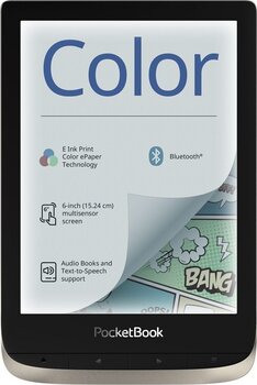 POCKETBOOK 633 Color 6 1xMicro-USB Micro SD Wireless LAN Bluetooth hinta ja tiedot | E-kirjojen lukulaitteet | hobbyhall.fi