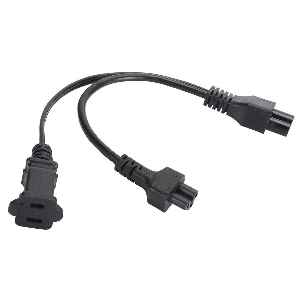 Y Splitter-virtapistokkeen johdon jatke IEC320 C6 uros C5+Nema 1-15R naaras C6-C5+1-15R sovitin 30cm hinta ja tiedot | Adapterit | hobbyhall.fi