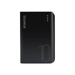 ROMOSS Sense4mini Power Bank 10000mAh musta hinta ja tiedot | Adapterit | hobbyhall.fi