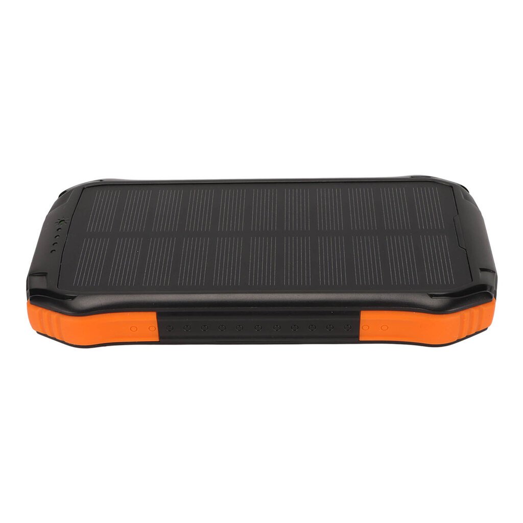 Solar Power Bank PD18W ja 10W kaksisuuntainen pikalataus 16000mAh IP66 vedenpitävä kannettava langaton aurinkolaturi oranssi hinta ja tiedot | Adapterit | hobbyhall.fi