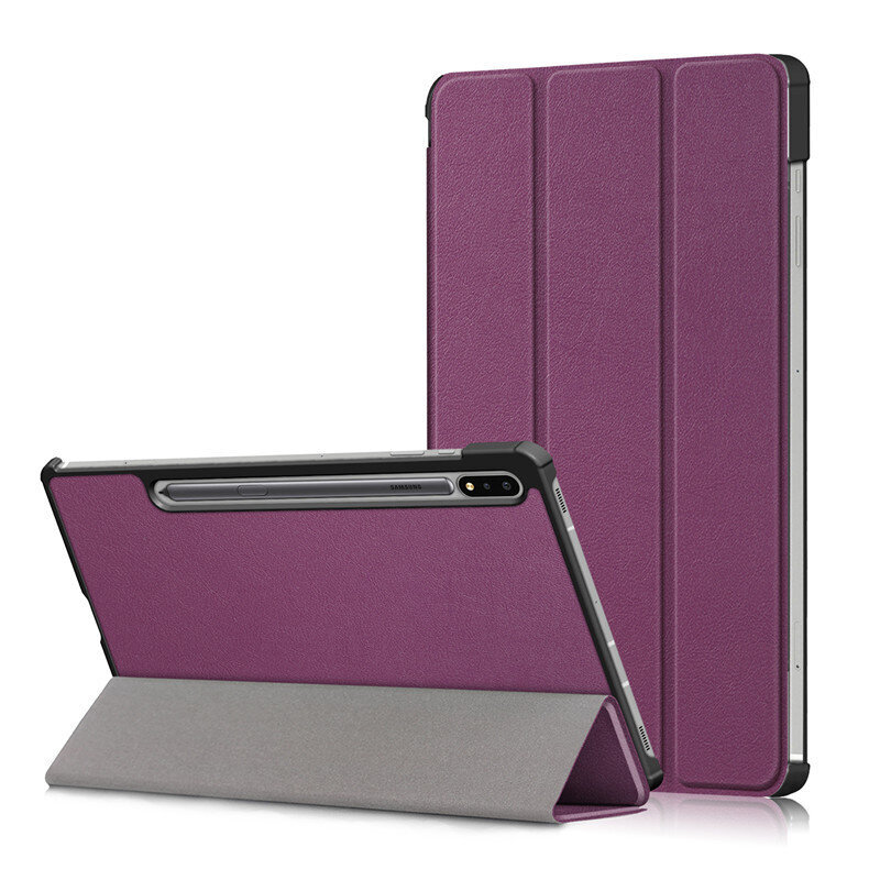 (Tab S7 11 tuuman violetti) Samsung Galaxy Tab S8 S7 S6 Lite -kotelolle Taitettava jalusta Folio Smart Cover Samsung Galaxy Tab S8 S7 S6 Lite 11 tuuman tabletille hinta ja tiedot | Tablettien lisätarvikkeet | hobbyhall.fi