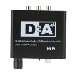 Digitaali-analogimuunnin HD AC digitaali-analogia L/R RCA-muunnin äänenvoimakkuuden säätimellä HDTV:lle hinta ja tiedot | Kuulokkeet | hobbyhall.fi