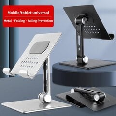 Puhelinteline Työpöytä Matkapuhelinteline Taitettava metallinen tablettitelineen tuki iPhonelle hinta ja tiedot | Puhelintelineet | hobbyhall.fi