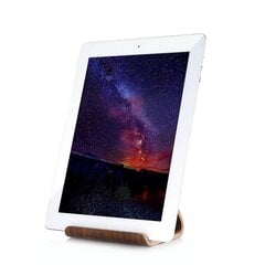 Naievear Samdi Wood Liukumaton yleiskäyttöinen tablet-teline iPhone Ipad Samsungille hinta ja tiedot | Polkupyörälaukut ja puhelinpidikkeet | hobbyhall.fi