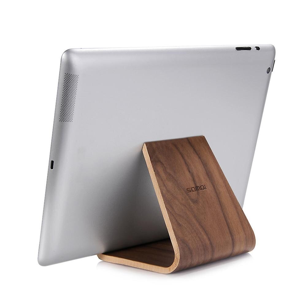 Naievear Samdi Wood Liukumaton yleiskäyttöinen tablet-teline iPhone Ipad Samsungille hinta ja tiedot | Polkupyörälaukut ja puhelinpidikkeet | hobbyhall.fi