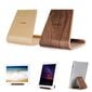 Naievear Samdi Wood Liukumaton yleiskäyttöinen tablet-teline iPhone Ipad Samsungille hinta ja tiedot | Polkupyörälaukut ja puhelinpidikkeet | hobbyhall.fi