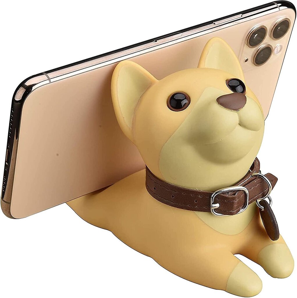 Söpö matkapuhelinteline työpöydälle, koiran puhelinteline, eläinpöytätarvikkeet, kulmasäädettävä, teline iPhone-älypuhelimille ja -tableteille, Shiba Inu hinta ja tiedot | Polkupyörälaukut ja puhelinpidikkeet | hobbyhall.fi