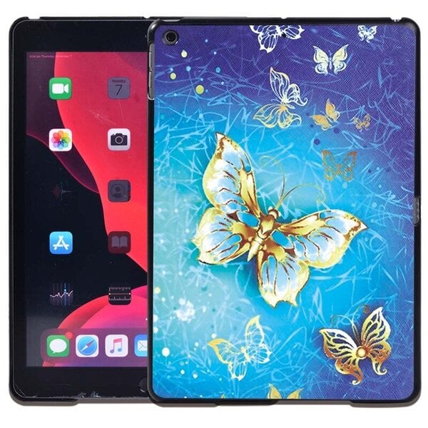 (iPad 7th 8th 10.219.golden )Kotelot Apple IPad Air 5th 10.9/IPad 9th 8th 7th Case IPad 2/3/4 5. 6. sukupolven muovinen takakansi IPad Air 1 2 3 4 Tablet Shell -tietokoneen kuoret ja kalvot