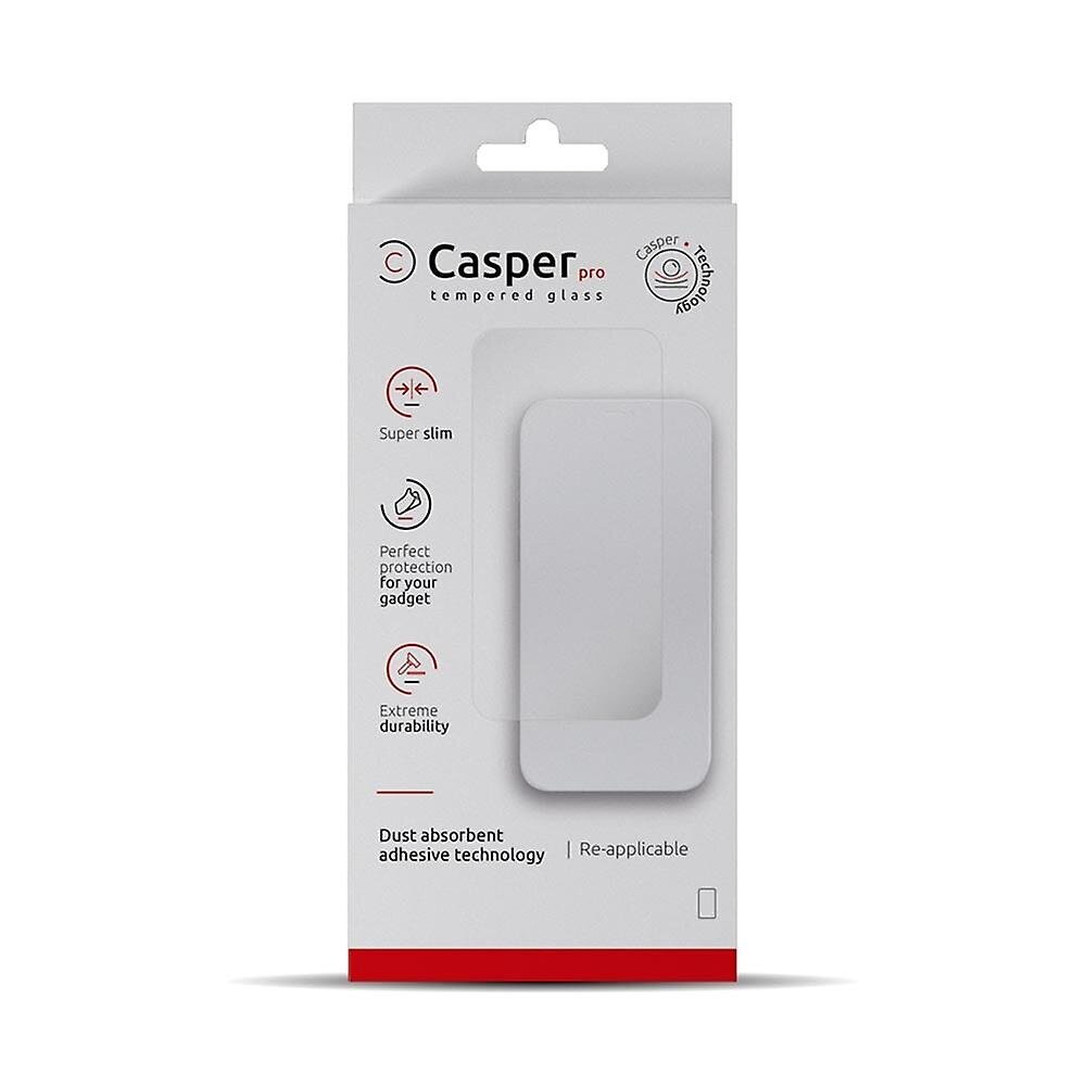 Casper Pro - Karkaistu lasi iPhone 15 Pro Max -puhelimelle - Kirkas hinta ja tiedot | Puhelimen lisätarvikkeet | hobbyhall.fi