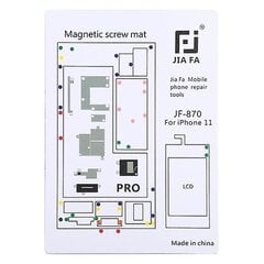 Jiafa Jf-870 Magneettinen ruuvilevy Iphone 11 Prolle hinta ja tiedot | Puhelimen lisätarvikkeet | hobbyhall.fi