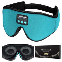 3D Bluetooth Sleep Mask, Langattomat nukkumiskuulokkeet Musiikki nappikuulokkeet Silmänaamari sivuun nukkuville Miehille, naisille Tytölle Erittäin pehmeät ohuet kaiuttimet Syntymäpäiväjuhla U hinta ja tiedot | Suuhygienia | hobbyhall.fi