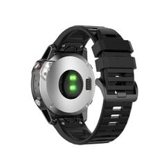 Vaihtohihnat, jotka ovat yhteensopivat Garmin Fenix 7X/Fenix 6X GPS/Fenix 6X PRO Kellon silikonihihnan 26 mm pikakiinnityshihnan kanssa hinta ja tiedot | Älykellot | hobbyhall.fi