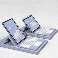 Kääntökansi ja Bluetooth näppäimistö Royal bailey SX12C för iPad 10.2(2021/2020/2019)/iPad Air 10.5/iPad Pro10.5 hinta ja tiedot | Näppäimistöt | hobbyhall.fi