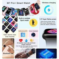 GOJOYSmartwatch M7 MAX -kello IOS Xiaomi Applelle hinta ja tiedot | Älykellot | hobbyhall.fi