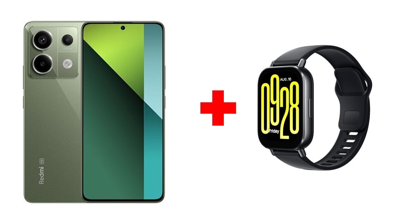 Xiaomi Redmi Note 13 Pro 5G 8/256GB Olive Green + Xiaomi Redmi Watch 5 Active Midnight Black hinta ja tiedot | Matkapuhelimet | hobbyhall.fi