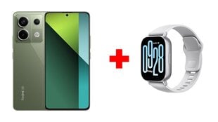 Xiaomi Redmi Note 13 Pro 5G 8/256GB Olive Green + Xiaomi Redmi Watch 5 Active Matte Silver hinta ja tiedot | Matkapuhelimet | hobbyhall.fi