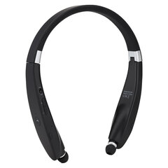 SX-991 Taitettava kaulaan ripustettava teleskooppinen kuulokemikrofoni Langaton Bluetooth-kuuloke (musta) hinta ja tiedot | Kuulokkeet | hobbyhall.fi