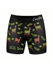 Miesten Dill Doe Boxer -housut Hauskat, hyökkäävät Pickle Deer Graafiset uutuusalusvaatteet miehille (musta) - L·musta hinta ja tiedot | Tunikat | hobbyhall.fi