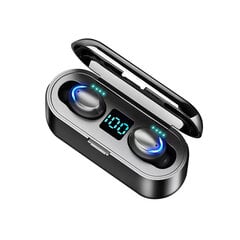 F9-6 Stereopuhelu Musiikki Bluetooth-kuulokkeet Suurikapasiteettinen langaton kuuloke, musta hinta ja tiedot | Kuulokkeet | hobbyhall.fi